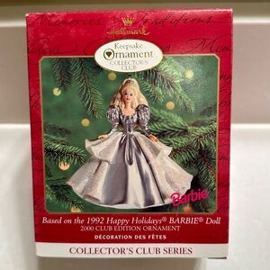 2000 Club Edition Barbie Ornament from Hallmark